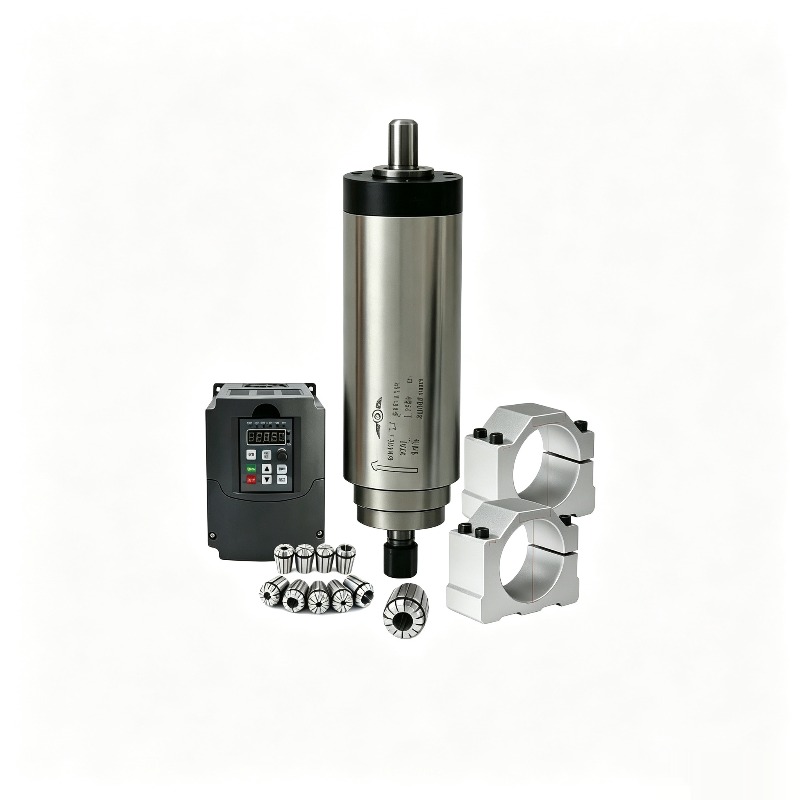 CNC Air Cooled 800W 1500W 2200 - Er20 Collet Chuck Spindle Motor 220V review and price