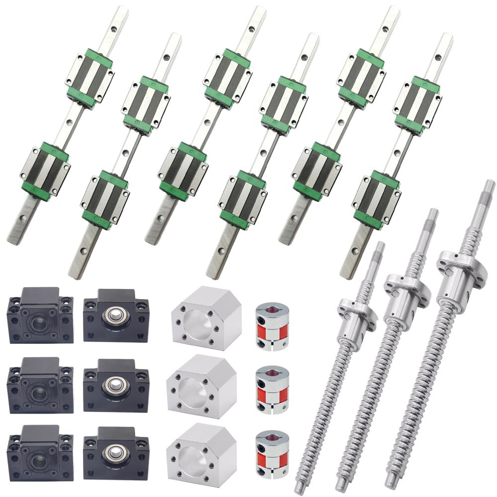 Square Linear Guide Sets HGR20 - Hgr20 Linear Guide Rail Ballscrew Set review and price